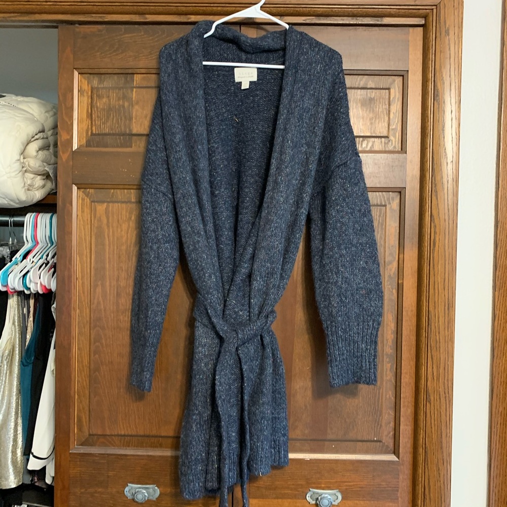Knee length cardigan